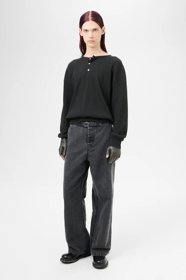 BALOON SWEATSHIRT / BLACK RIB  [26AW入荷予定]