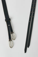 画像をギャラリービューアに読み込む, TWIN TONGUE BELT / BLACK CHROMEXCEL LEATHER