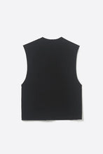 Load image into Gallery viewer, PANEL CUTTING SLEEVELESS CUT-SEW .11 / BLACK