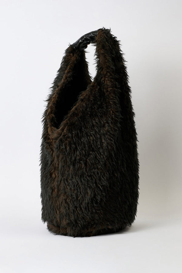 DRIP BAG / OMBRE BROWN HAIRY WOOL [20%OFF]