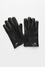 Load image into Gallery viewer, HIS GLOVES / BLACK LEATHER