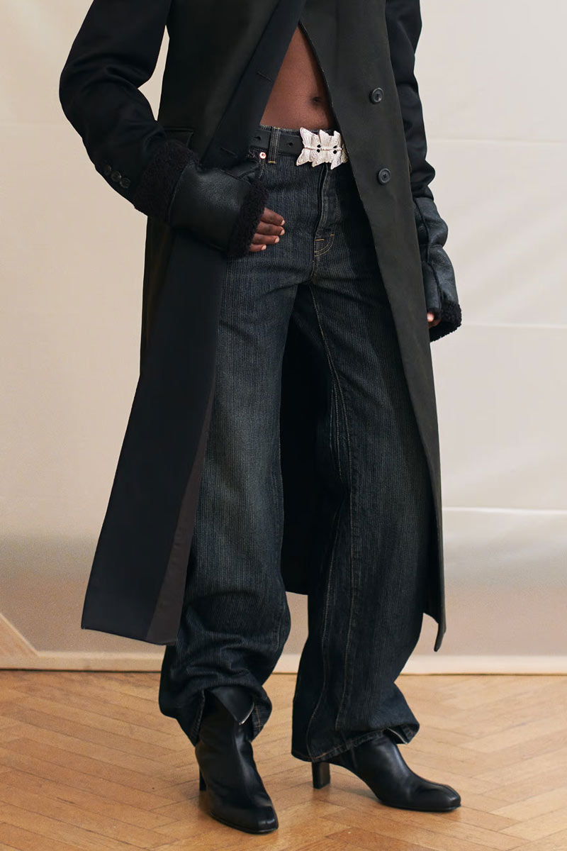 パンツ OURLEGCY THIRD CUT Clay Tint Chain Twill Our Legacy - Third Cut Clay Tint Chain Twill