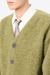 CARDIGAN / FRESH MOSS TUMBLE WOOL