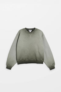 BUBBLE CREWNECK / GREEN FADE