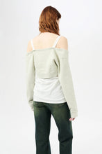 画像をギャラリービューアに読み込む, CARDIGAN TANK / YELLOW TINT MELANGE FLEECE