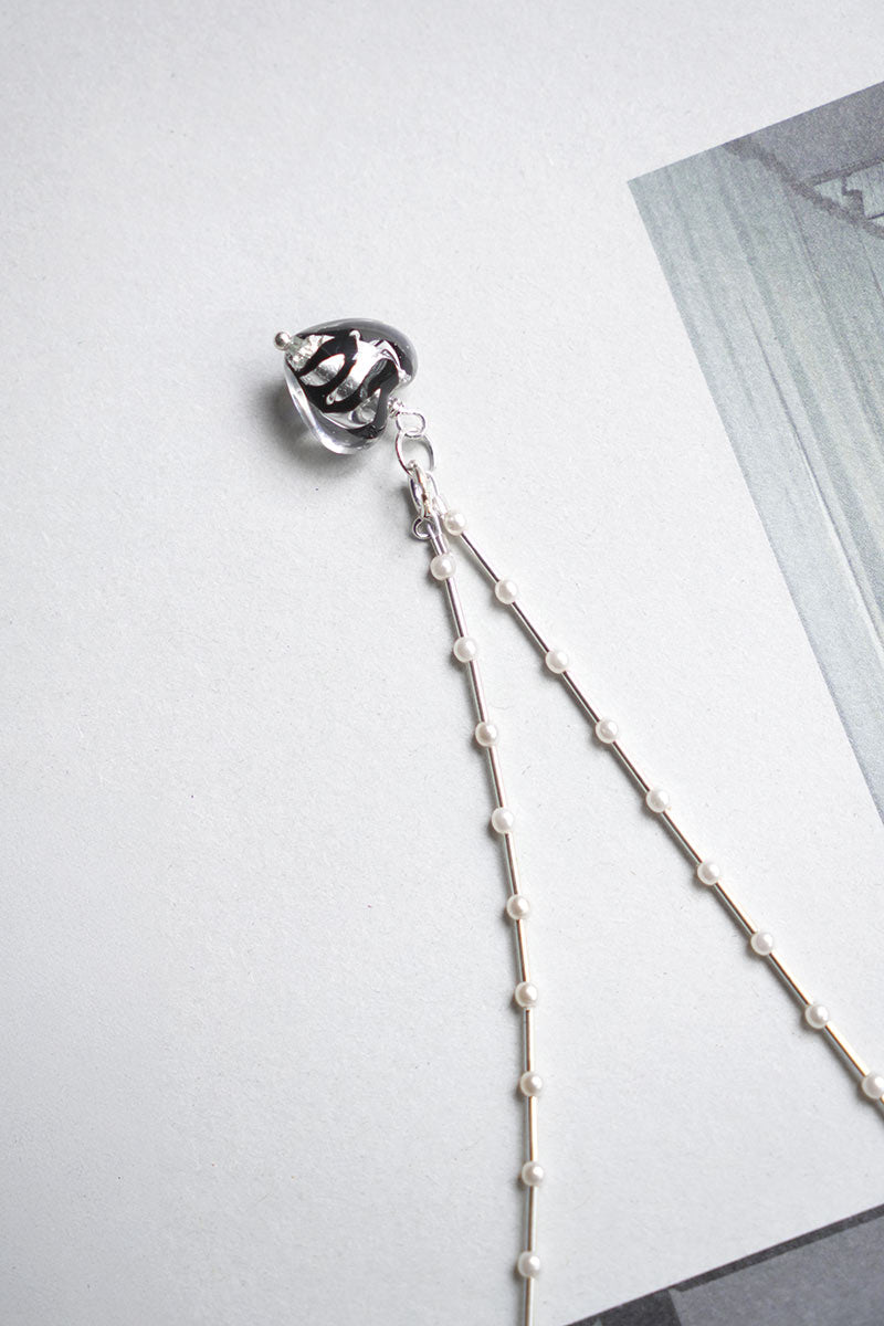 POSY CHOKER SPACE CADET / STERLING SILVER