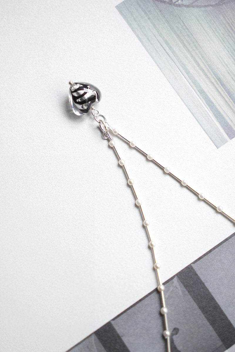 アクセサリー YAM POSY CHOKER SPACE CADET YAM | POSY CHOKER SPACE CADET / STERLING SILVER ガラスビーズ