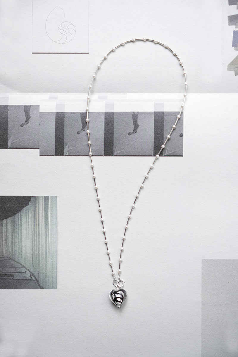 POSY CHOKER SPACE CADET / STERLING SILVER