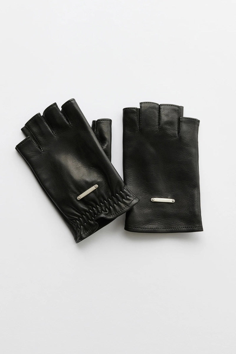 MIS MATCH GLOVE / BLACK LEATHER