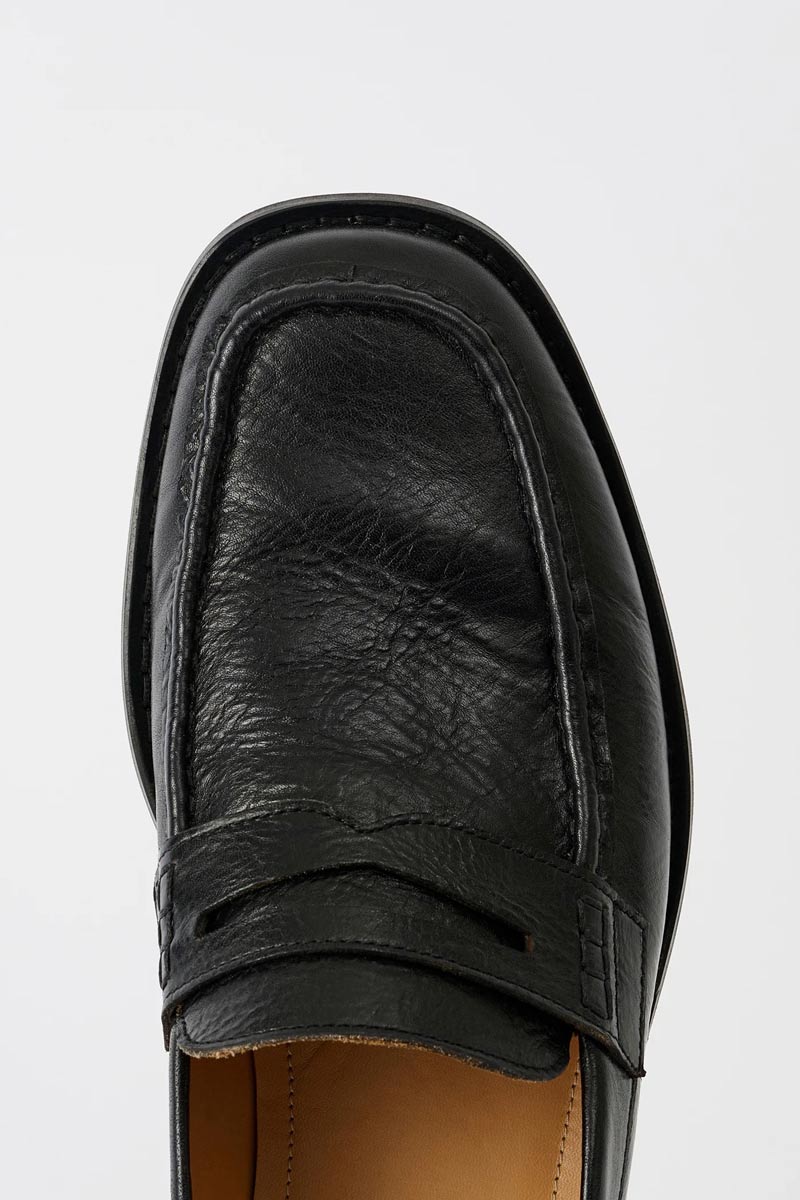 LIGHT LOAFER / TRUE DYED BLACK LEATHER