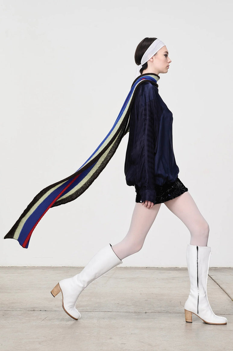 TOP VIEW SCARF / BLUE/RED/SAGE/BROWN