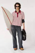 画像をギャラリービューアに読み込む, POCKET POLO / RED STRIPE