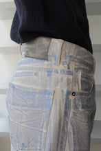 Load image into Gallery viewer, THIRD CUT / BLUE FOIL DENIM [20%OFF]