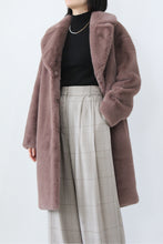 Load image into Gallery viewer, CAMILLE COCOON COAT / DUSTY PURPLE [60%OFF]