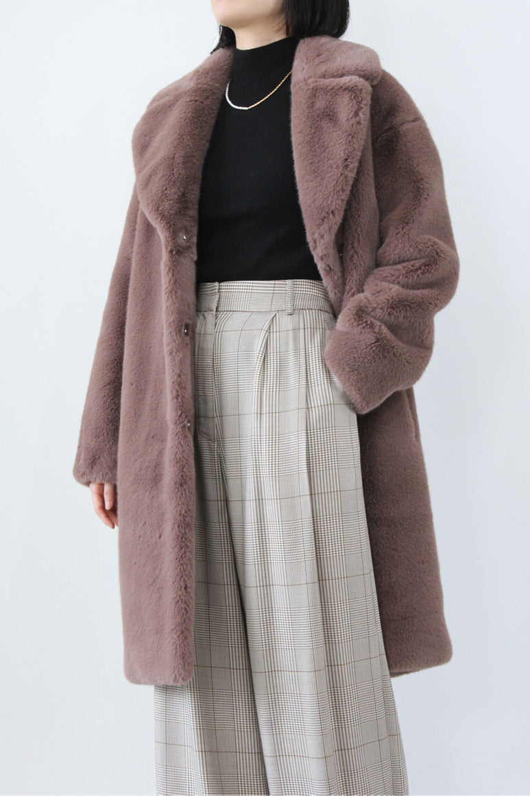 CAMILLE COCOON COAT / DUSTY PURPLE [50%OFF]