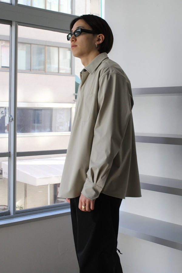 ABOVE SHIRT / DUSTY WHITE MUTED SCUBA [20%OFF]