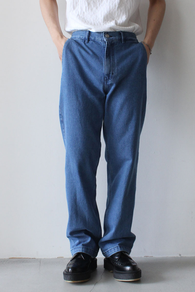 TROUSERS ALEF DENIM / WASHED BLUE [70%OFF]