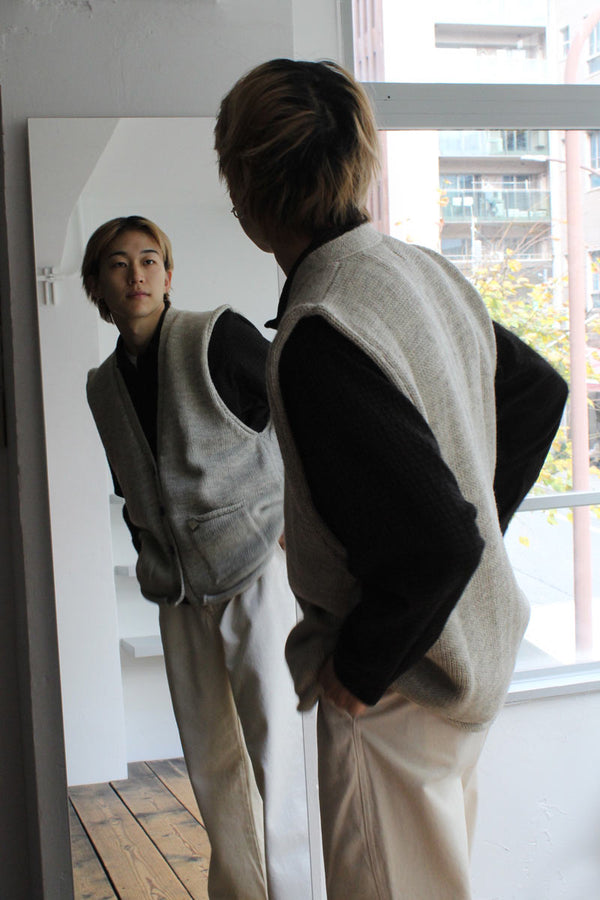 MARIUM VEST / OATMEAL [60%OFF]