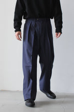 画像をギャラリービューアに読み込む, OPTIM WOOL GABARDINE WIDE / NAVY [金沢店]