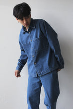 Load image into Gallery viewer, OVERSHIRT WORKWEAR DENIM / WASHED BLUE [30%OFF]