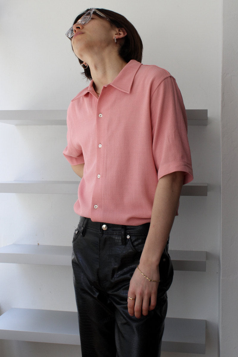 SUNEHAM SHIRT / PINK CREPE [30%OFF]ファッション