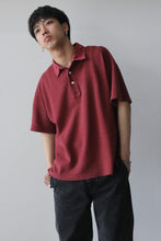 Load image into Gallery viewer, POLO SHIRT PIQUE / BURGUNDY [30%OFF]