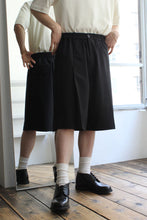 画像をギャラリービューアに読み込む, TAILORING BERMUDA SHORTS / BLACK