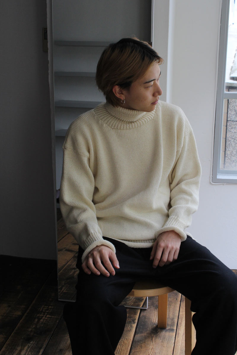 XENIA TELUNTS FISHERMAN SWEATER BLACK 最前線の comindre.com.br