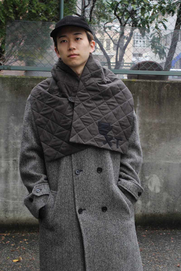 COFFEE SCARF / DARK BROWN [60%OFF]