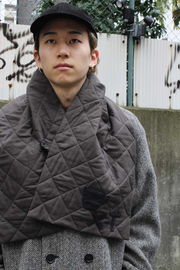 COFFEE SCARF / DARK BROWN [60%OFF]