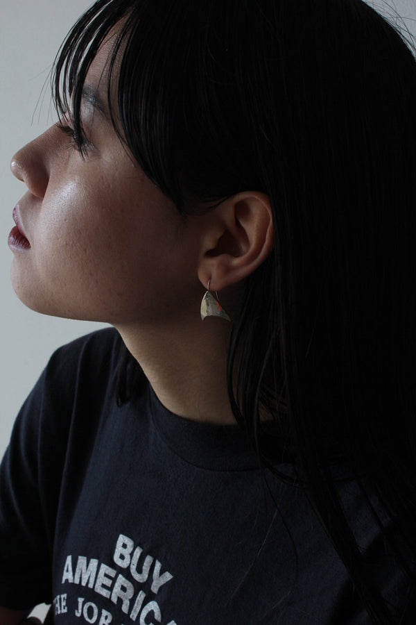 STERLING SILVER EARRINGS / SILVER