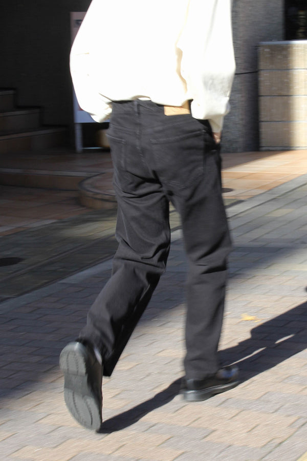 TROUSERS ALEF DENIM / INDIGO BLACK [70%OFF]