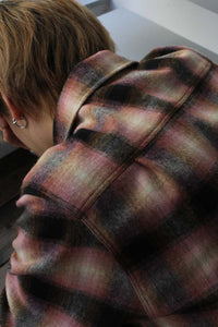 CURTIS WOOL SHADOW CHECK SHIRT  / MULTI