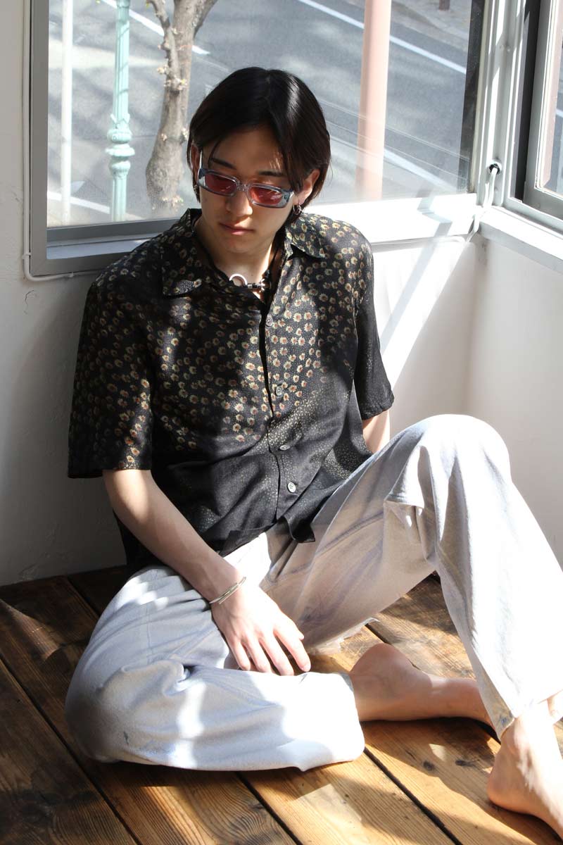 OUR LEGACY | BOX SHIRT SHORTSLEEVE / DARK FLOWER PRINT 半袖