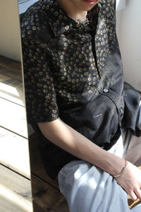 our legacy 23ss dark flower print シャツ