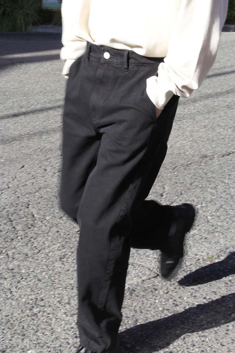 TROUSERS ALEF DENIM / INDIGO BLACK [70%OFF]