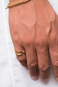RING NO.481 / 18K GOLD PLATED