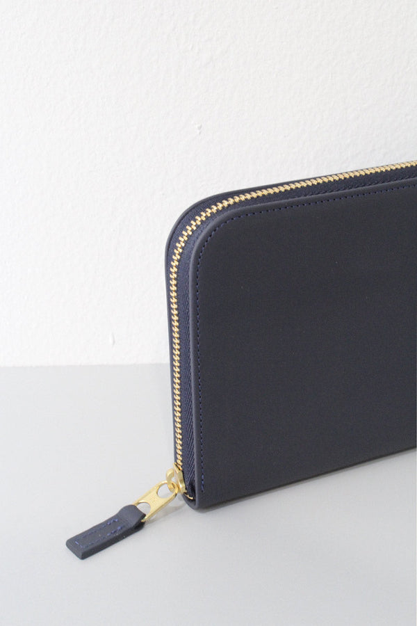 CM21 LEATHER LONG WALLET / BLUE
