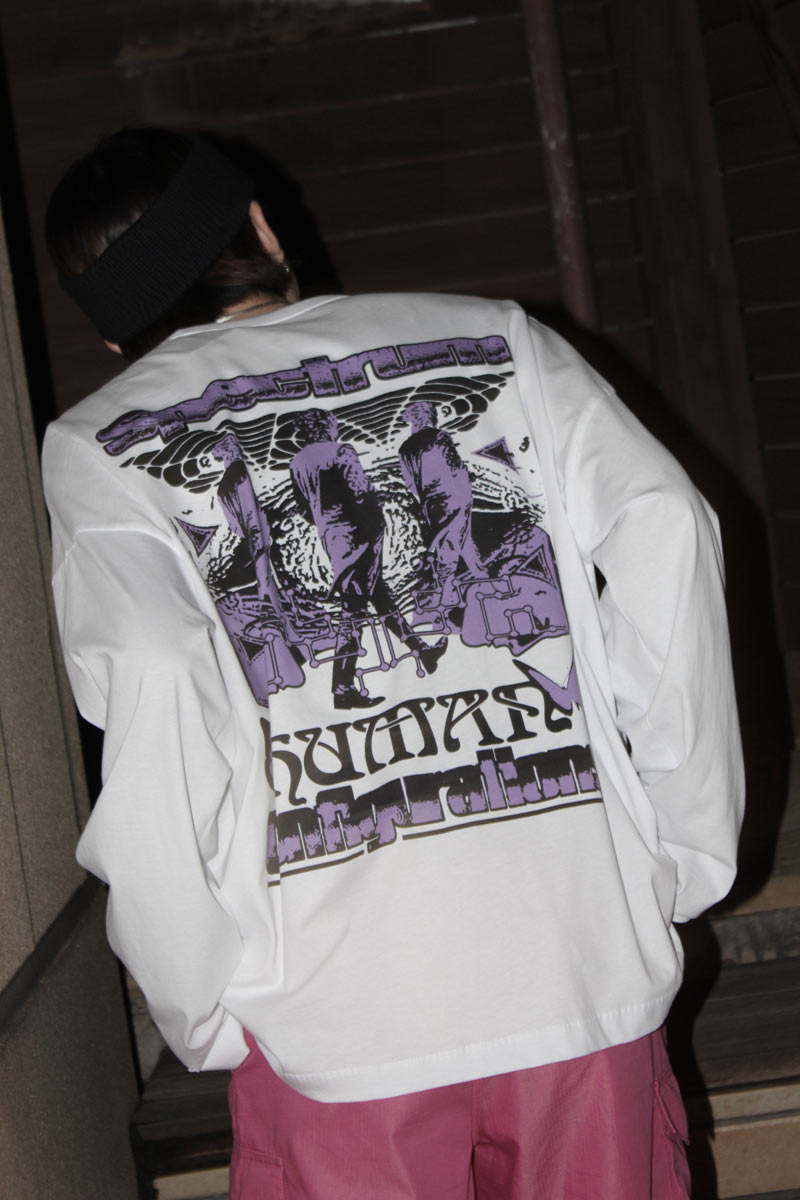 SPECTRUM LS TEE / WHITE [50%OFF]