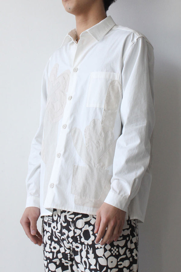 PLANT SHIRT / WHITE [70%OFF]