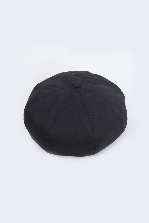 GABARDINE BERET / BLACK 