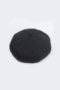 GABARDINE BERET / BLACK