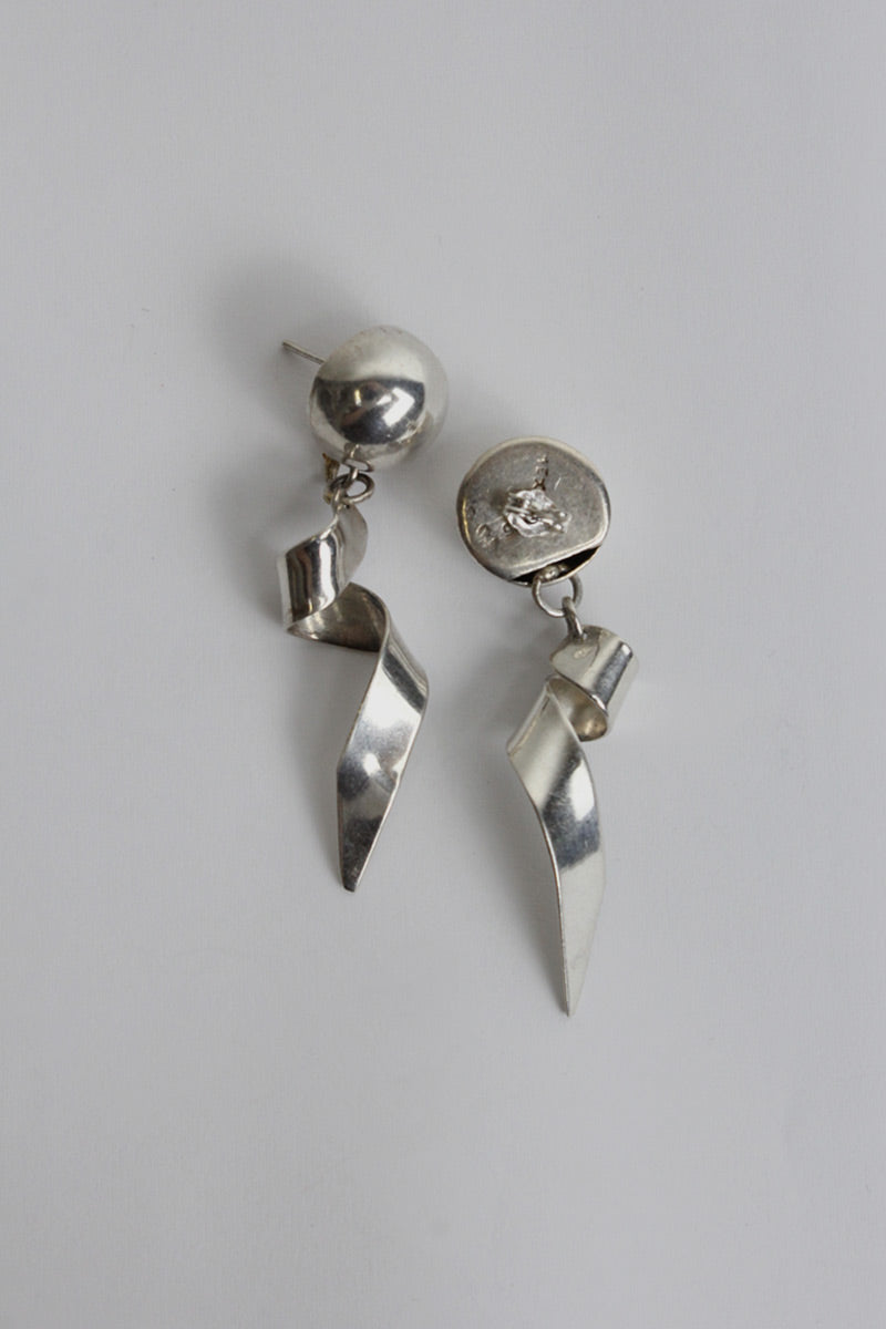 MADE IN MEXICO 925 SILVER EARRINGS / SILVER