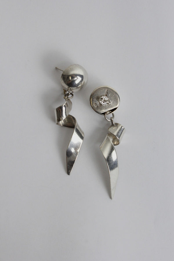 MADE IN MEXICO 925 SILVER EARRINGS / SILVER