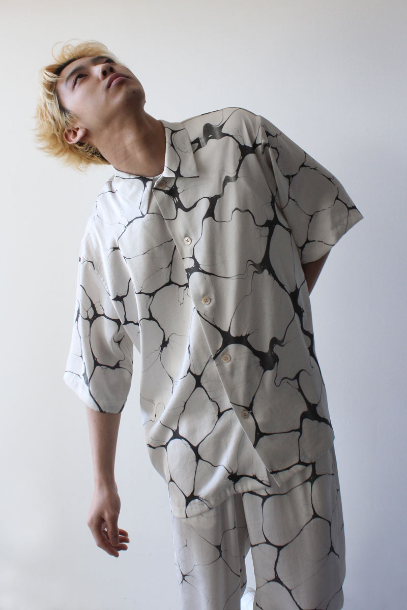 超可爱の over Sumi-nagashi-zome 08sircus トップス shirt 5 トップス 