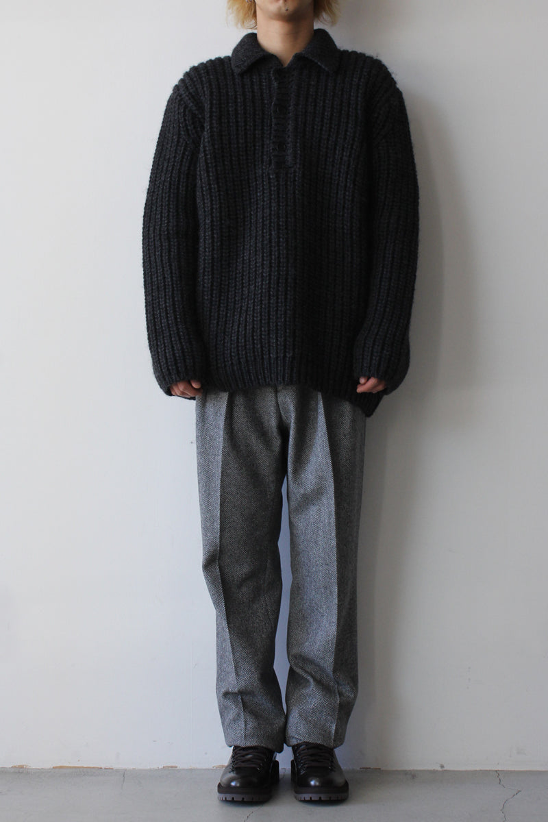 OUR LEGACY | BIG PIQUET / WOLF GREY CHUNKY WOOL チャンキーウール