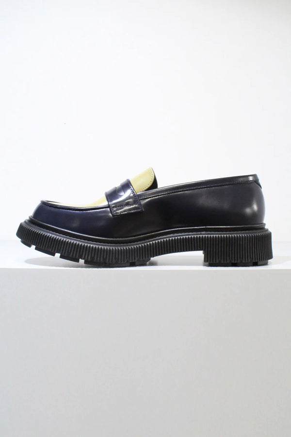 TYPE 159 SPECIAL LOAFER INJECTED TPU RUBBER SOLE  /  NAVY/SAND [STOCK EXCLUSIVE] [50%OFF]