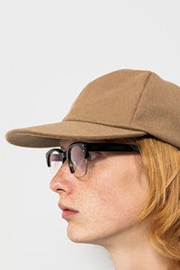 CASHMERE 100 CAP / CAMEL [20%OFF]