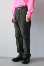 Load image into Gallery viewer, TROUSERS WORKWEAR STONE WASHED / DARK GREEN