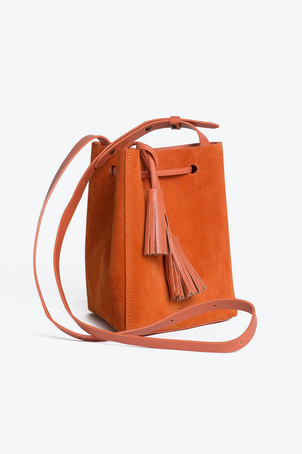 MINI TRIS 2WAY CROSSBODY HIP PACK&BUCKET / BURN SUEDE [50%OFF]